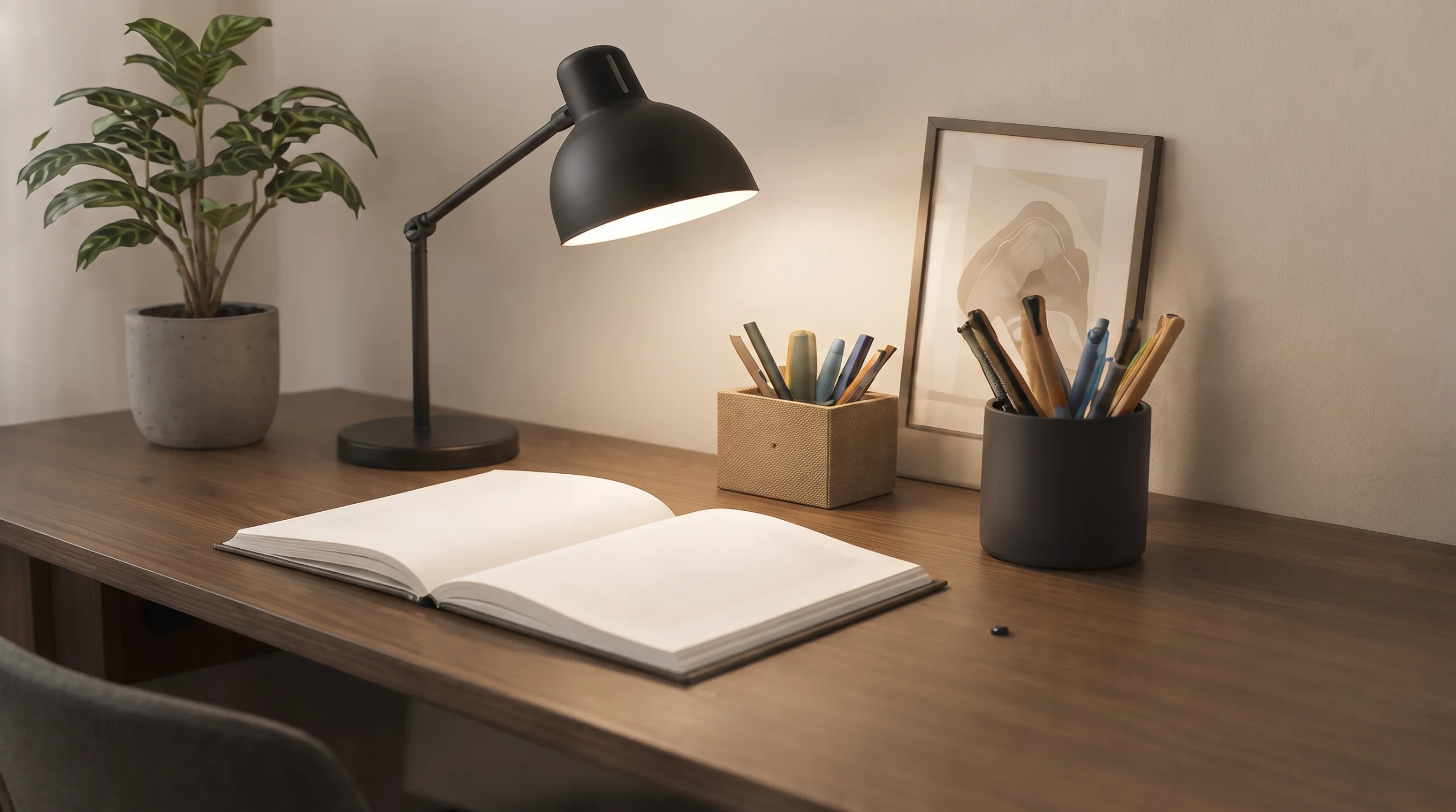 A child's study area arranged for the Academic Star